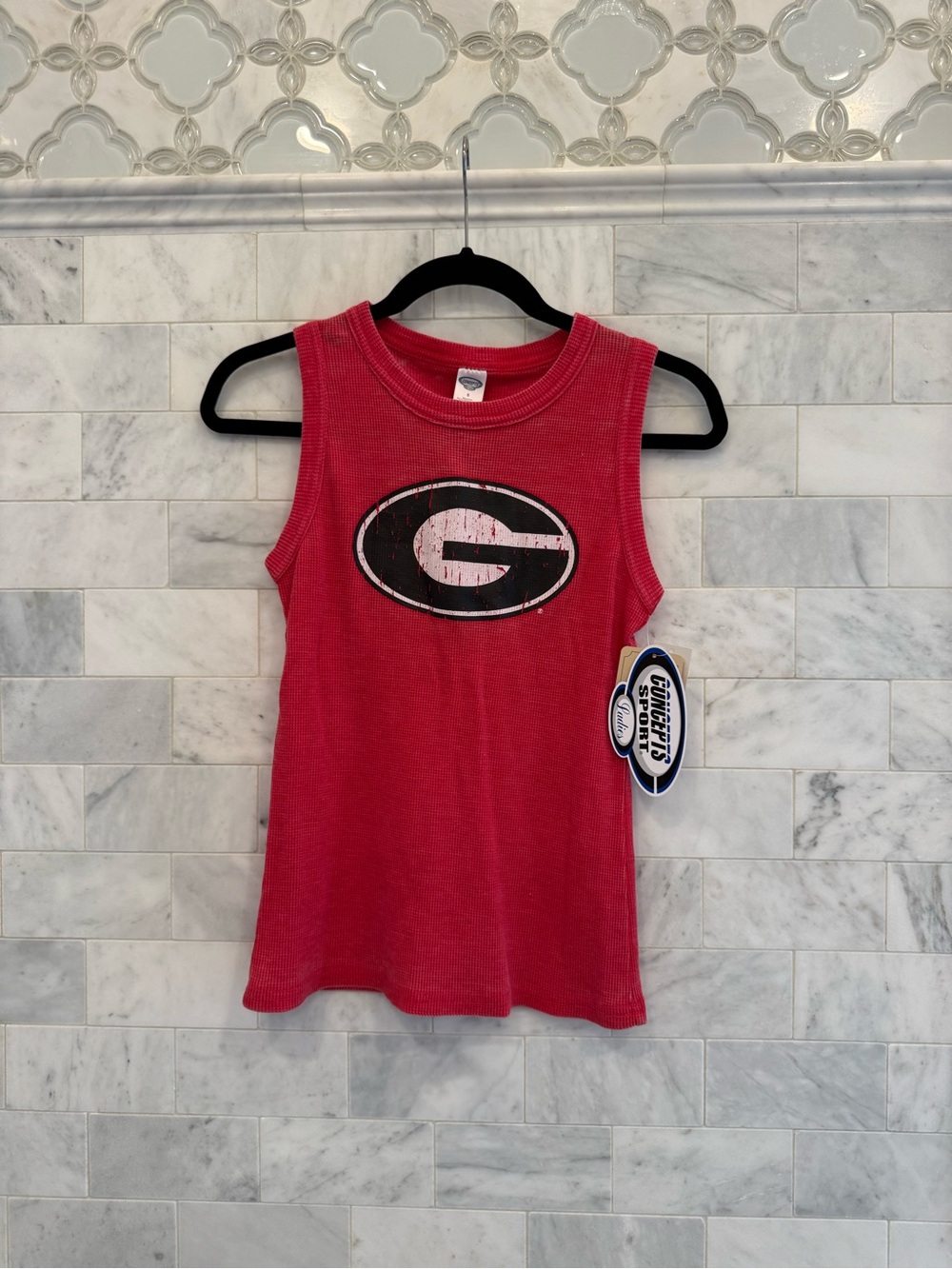 NWT: UGA distressed tank top